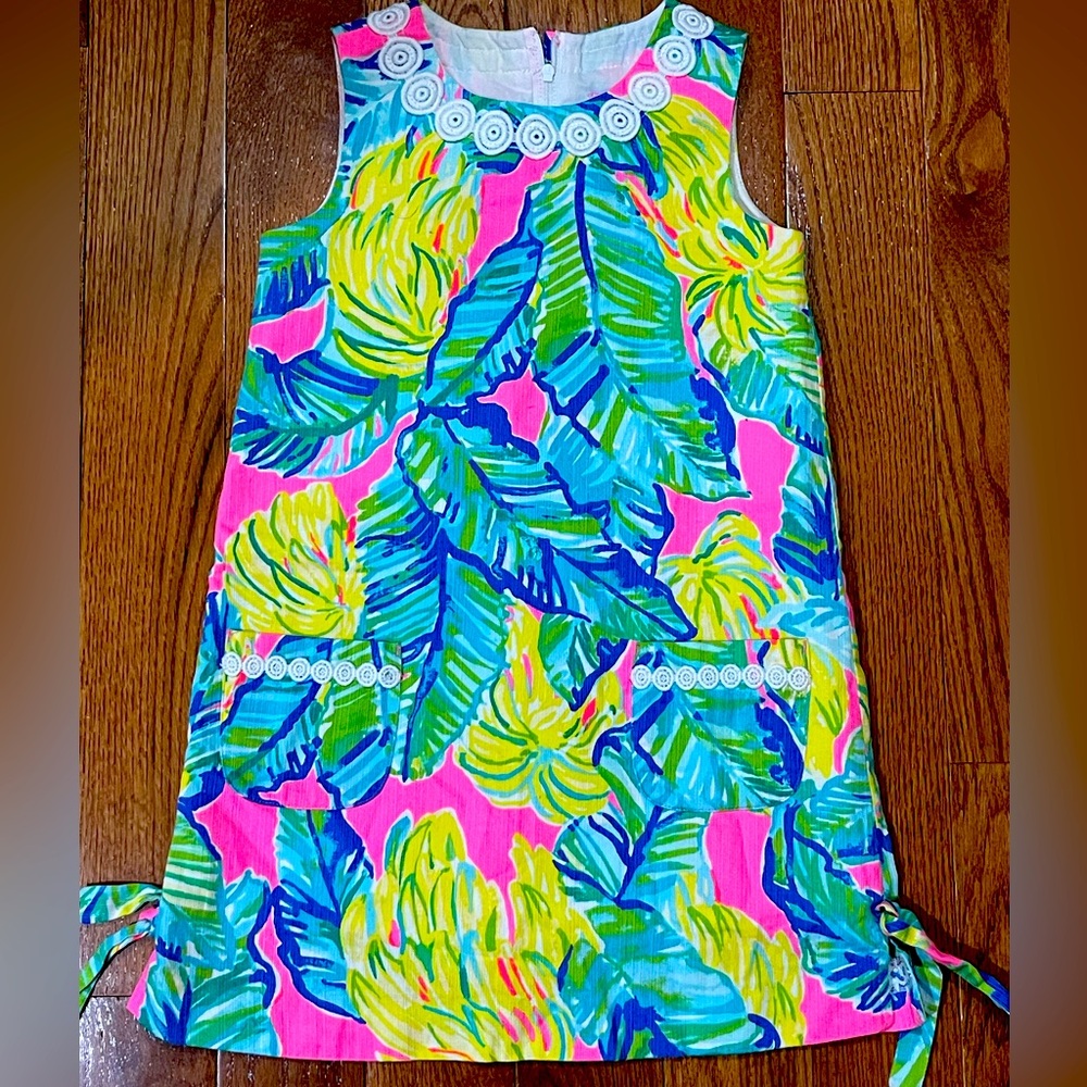 Lilly Pulitzer sleeveless shift dress size 6 kids